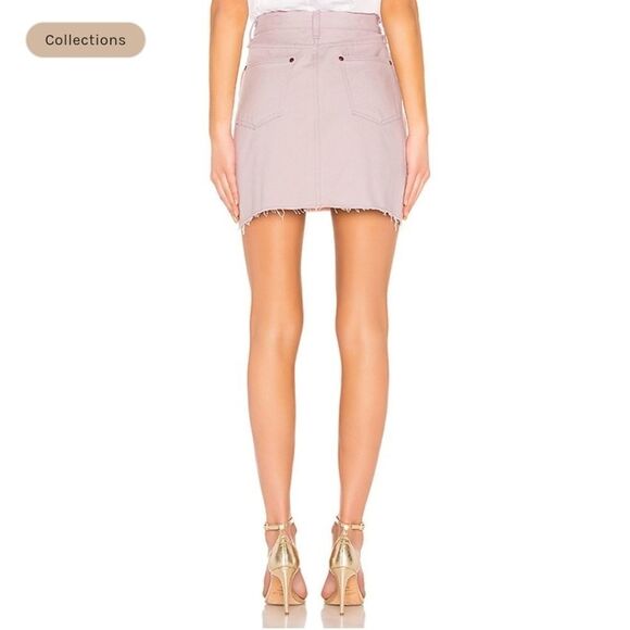 Rag&bone peach and lilac Moss jean skirt sz 31 - Picture 2 of 16